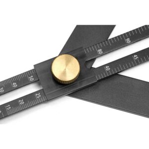 WEN 0.5 in. Aluminum Miter Saw Bevel Gauge and Corner Angle Finder for Wood-Working