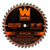 WEN 10 in. 40-Tooth Carbide-Tipped Professional Woodworking Saw Blade for Miter Saws and Table Saws