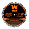 WEN 10 in. 60-Tooth Fine-Finish Professional Woodworking Saw Blade for Miter Saws and Table Saws