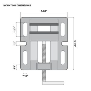 WEN 3 in. Drill Press Vise