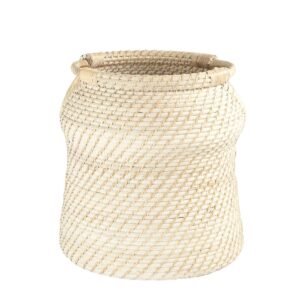 3R Studios Rattan Handwoven Decorative Basket