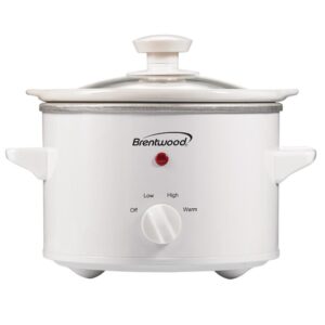 Brentwood Appliances 1.5 Qt. White Slow Cooker
