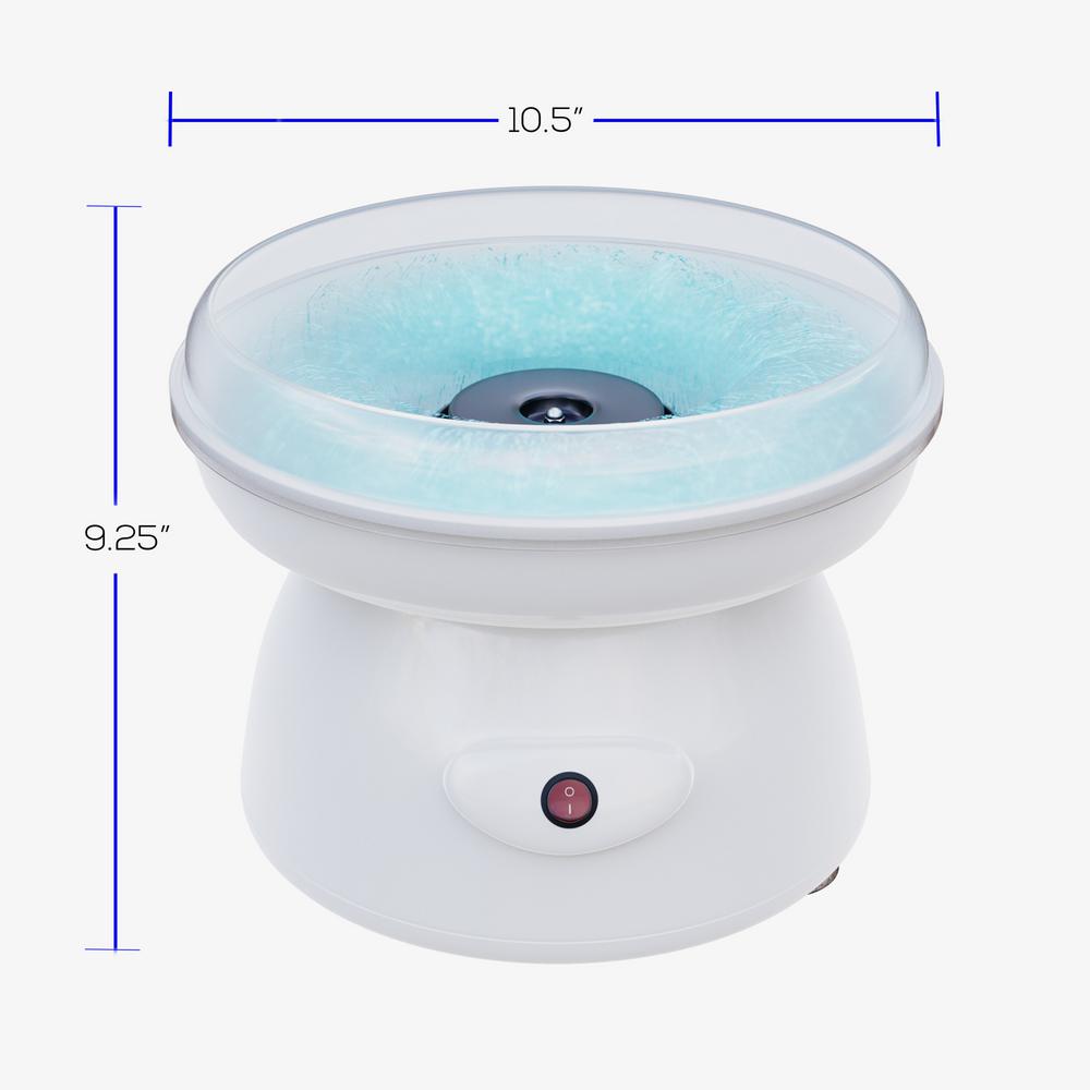 Chef Buddy White Countertop Cotton Candy Machine