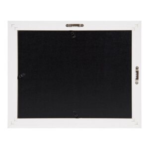 DesignOvation Kieva 8.5 in. x 11 in. White Picture Frame (Set of 6)