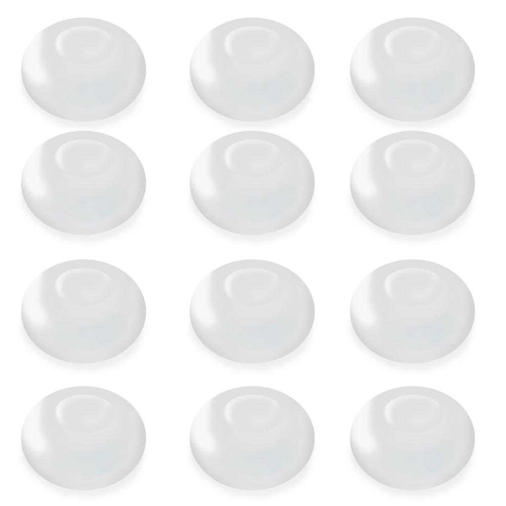 LUMABASE 1.25 in. D x 0.875 in. H x 1.25 in. W White Floating Blimp Lights (12-Count)