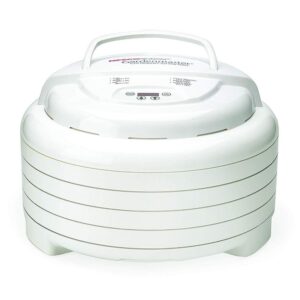 Nesco Gardenmaster 4-Tray Expandable White Food Dehydrator with Temperature Control