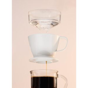 OXO Good Grips 1.5-Cup White Pour-Over Coffee Maker