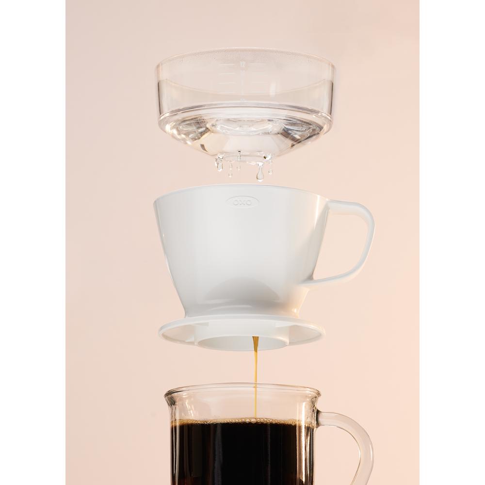 OXO Good Grips 1.5-Cup White Pour-Over Coffee Maker