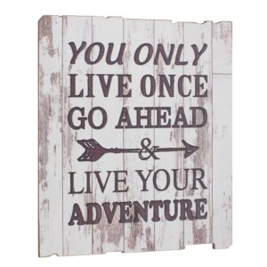 Stonebriar Collection 15.5 in. x 15.5 in. Weathered White Wood