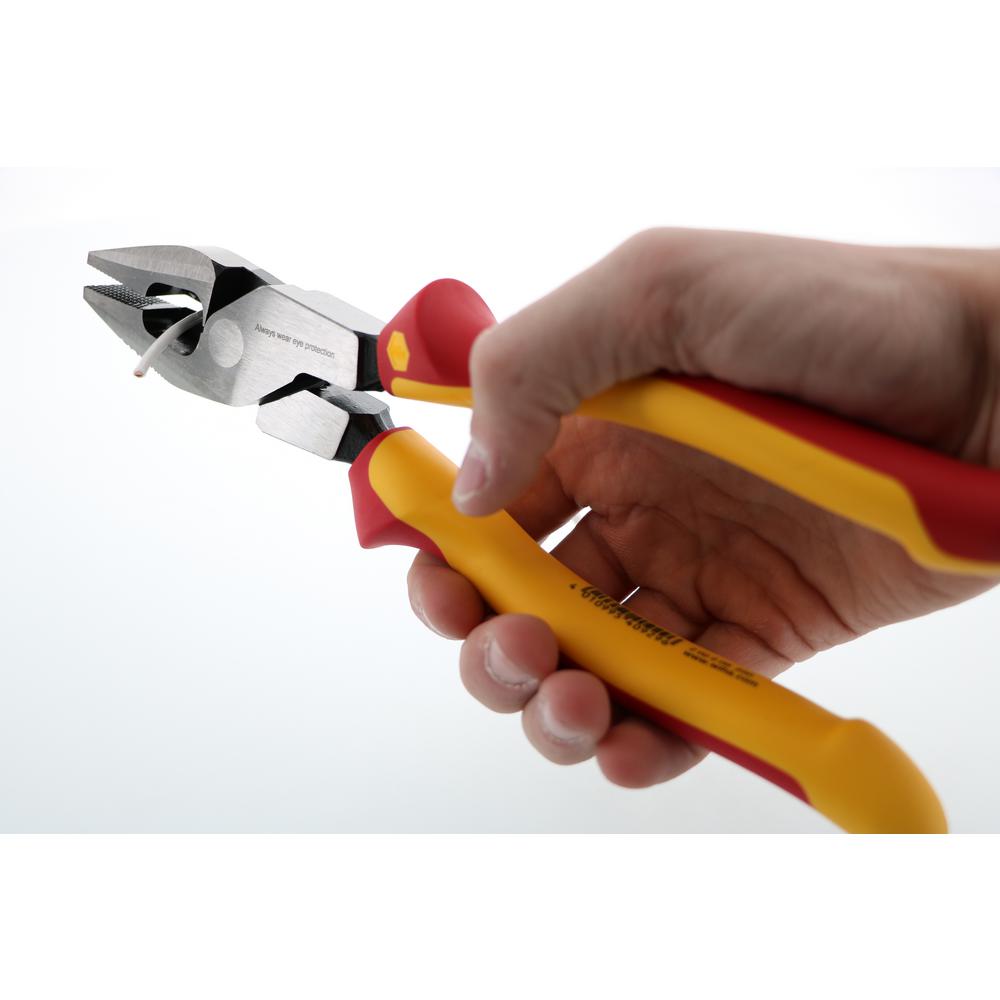 Wiha Insulated Industrial Series SoftGrip NE Style Lineman's Pliers
