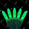 Wintergreen Lighting 48 in. x 72 in. 100-Light M5 LED Green Net Light Set