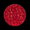 Wintergreen Lighting 7.5 in. 120-Light LED Red Decorative Starlight Sphere
