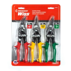 Wiss Straight-Cut Aviation Snip (3-Pack)