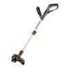 Worx POWER SHARE 20-Volt 12-in Cordless Grass Trimmer/Edger, Wheeled Edging, Command Feed (Bare Tool)