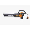 Worx 70 MPH 620 CFM 12-Amp Electric 3-in-1 Blower/Mulcher/Yard Vacuum Handheld Trivac with Shoulder Strap