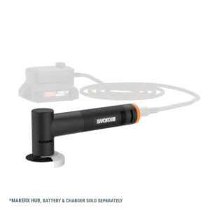 Worx MakerX 20-Volt Angle Grinder Rotary Tool Attachment and 4 Accessories (Tool-Only)