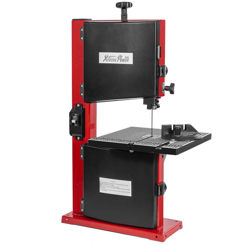 XtremepowerUS 9 in. 3 Amp 2340 RPM Professional Benchtop Stationary Wood Cutting Band Saw with Dust Collection Port