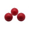 Zest Candle 2 in. Red Ball Candles (Box of 12)