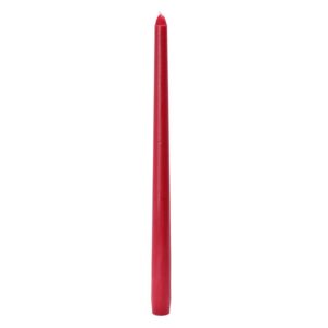 Zest Candle 12 in. Red Taper Candles (12-Set)