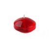 Zest Candle 1.75 in. Clear Red Gel Floating Candles (Box of 12)