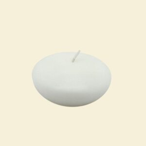Zest Candle 3 in. White Floating Candles (Box of 12)