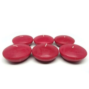 Zest Candle 3 in. Red Floating Candles (Box of 12)